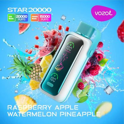 [Clearance Sale] Vozol Star 20000 Puffs Dual Power Wiederaufladbarer Einweg Kit - 💥 Nehme 5 Zahle NUR 4! + Ab einem Einkauf von 100€ 2 Mystery Gratis💥