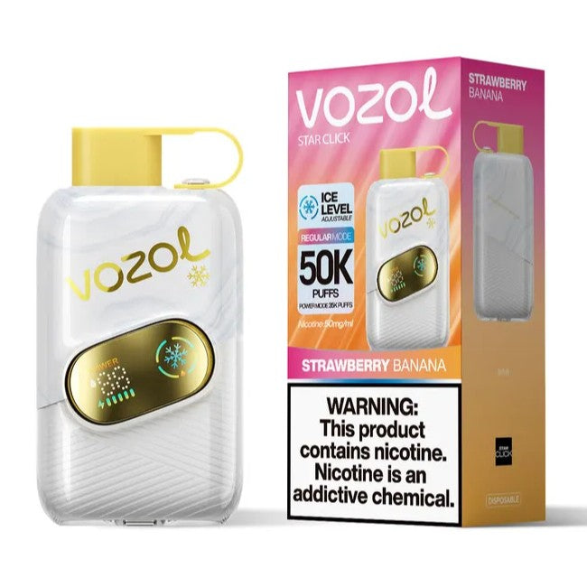 Vozol Star Click 50K Puffs Wiederaufladbares Einweg Kit (50000 Puffs) - 💥 Nehme 5 Zahle NUR 4! + Ab einem Einkauf von 100€ 2 Mystery Gratis💥