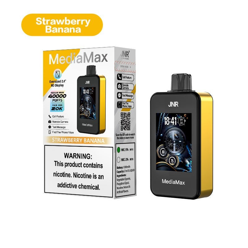 JNR MediaMax 40000 Wiederaufladbares Einweg Kit 21ml - 💥 Nehme 5 Zahle NUR 4! + Ab einem Einkauf von 100€ 2 Mystery Gratis💥