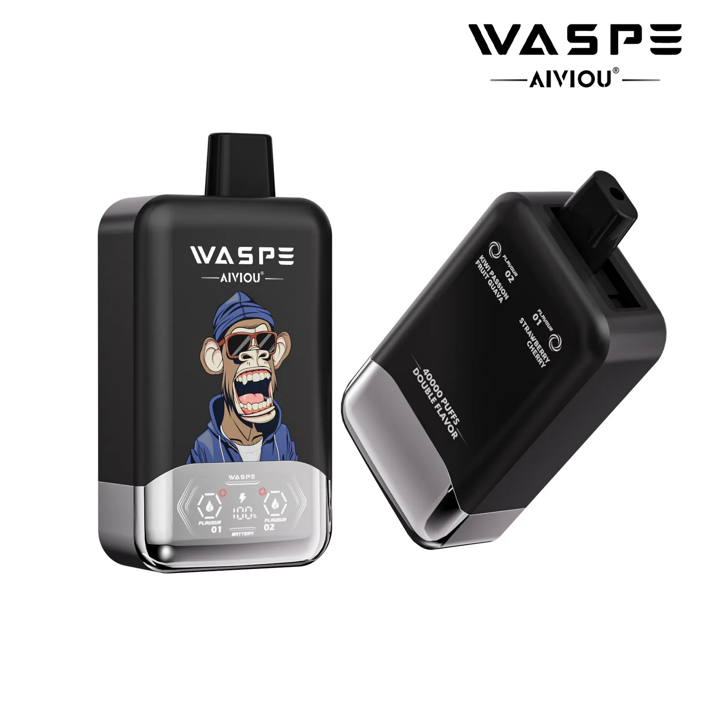 WASPE FIHP 40000 Puffs 40K Einweg Kit (Double Flavor) - 💥 Nehme 5 Zahle NUR 4! + Ab einem Einkauf von 100€ 2 Mystery Gratis💥