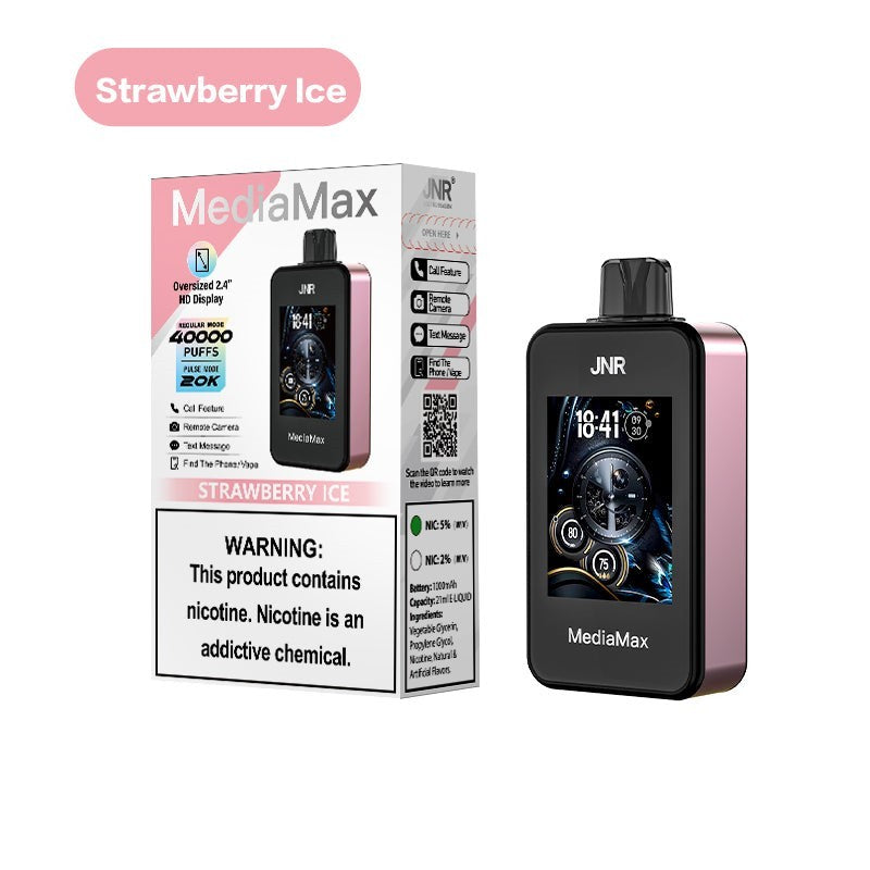 JNR MediaMax 40000 Wiederaufladbares Einweg Kit 21ml - 💥 Nehme 5 Zahle NUR 4! + Ab einem Einkauf von 100€ 2 Mystery Gratis💥