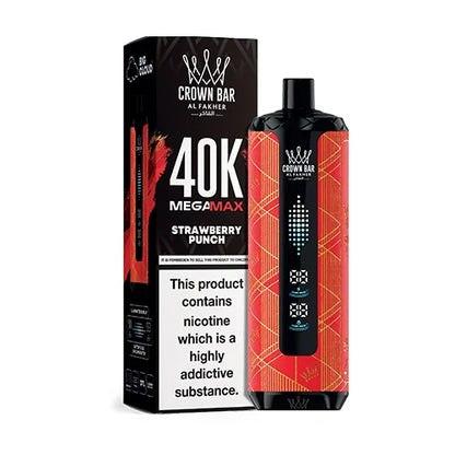 AL Fakher Crown Bar Mega Max 40K 40000 Puffs Einweg Kit - 💥 Nehme 5 Zahle NUR 4! + Ab einem Einkauf von 100€ 2 Mystery Gratis💥