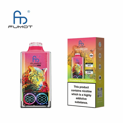 Fumot Leopard 40K Digital Display RGB Lights Einweg Kit (40000 Puffs) - 💥 Nehme 5 Zahle NUR 4! + Ab einem Einkauf von 100€ 2 Mystery Gratis💥