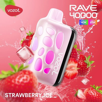 Vozol Rave 40000 40K Puffs Wiederaufladbares Einweg Kit - 💥 Nehme 5 Zahle NUR 4! + Ab einem Einkauf von 100€ 2 Mystery Gratis💥