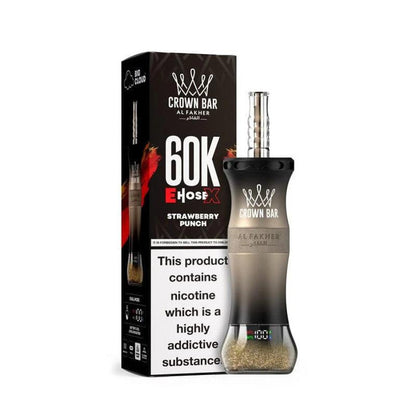 AL Fakher Crown Bar 60K 60000 Puffs E-Hose X Einweg Kit - 💥 Nehme 5 Zahle NUR 4! + Ab einem Einkauf von 100€ 2 Mystery Gratis💥