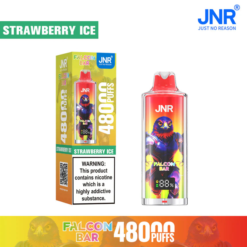 JNR Falcon Bar 40000 Puffs Wiederaufladbares Einweg Kit - 💥 Nehme 4 Zahle NUR 3! + Ab einem Einkauf von 100€ 1 Mystery Gratis💥