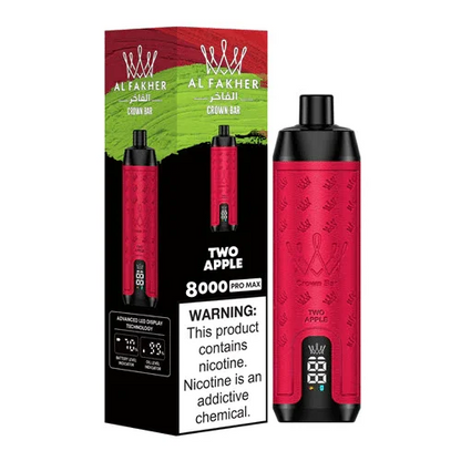 AL Fakher Crown Bar Pro 8000 Puffs Wiederaufladbares Einweg Kit - 💥 Nehme 5 Zahle NUR 4! + Ab einem Einkauf von 100€ 2 Mystery Gratis💥