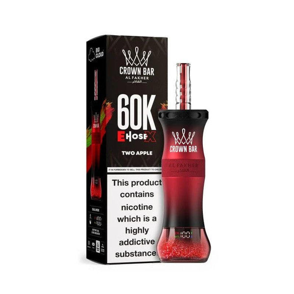 AL Fakher Crown Bar 60K 60000 Puffs E-Hose X Einweg Kit - 💥 Nehme 5 Zahle NUR 4! + Ab einem Einkauf von 100€ 2 Mystery Gratis💥