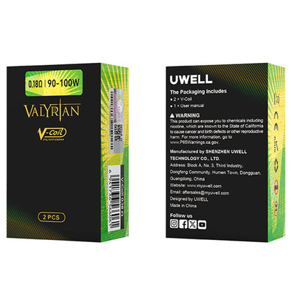 Uwell V-Coil Platform für Valyrian 2 Verdampfer / Valyrian 2 Pro Verdampfer / Valyrian 3 Verdampfer / Valyrian 4 Verdampfer (2 Stück/Packung)