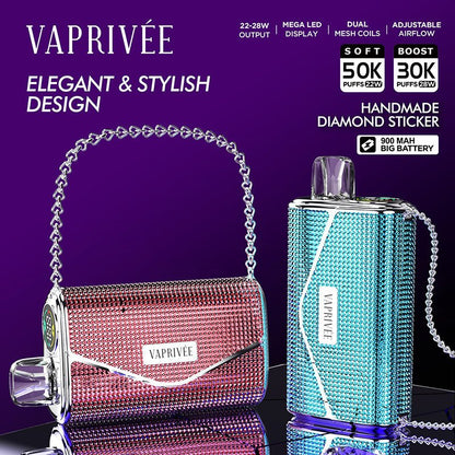 VAPRIVÉE 50000 50K Puffs Dual Mode Einweg Kit 20ml