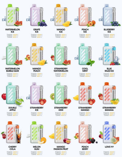 VOZOL Vista 40000 Puffs Wiederaufladbarer Einweg Kit 20ml (40K Puffs) - 💥 Nehme 5 Zahle NUR 4! + Ab einem Einkauf von 100€ 2 Mystery Gratis💥