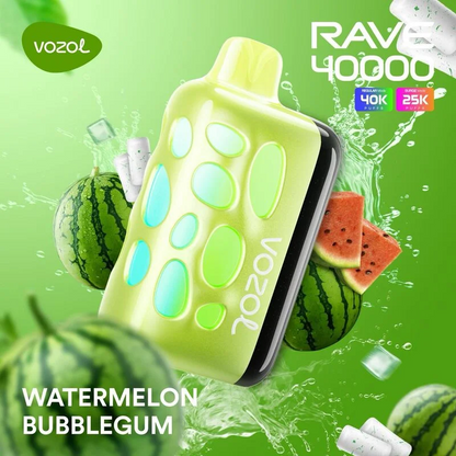 Vozol Rave 40000 40K Puffs Wiederaufladbares Einweg Kit - 💥 Nehme 5 Zahle NUR 4! + Ab einem Einkauf von 100€ 2 Mystery Gratis💥