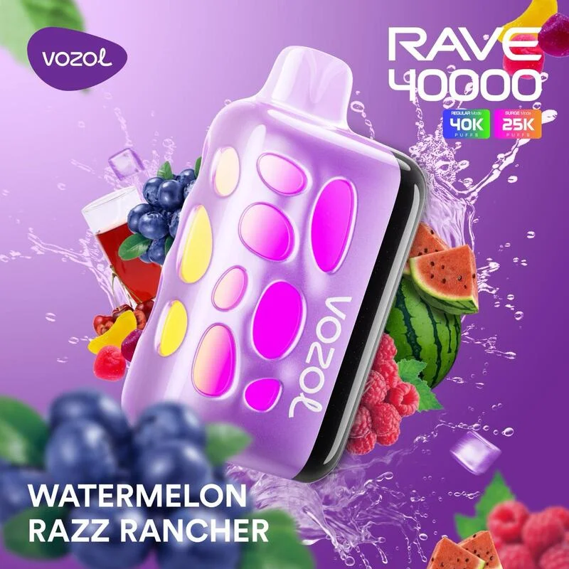 Vozol Rave 40000 40K Puffs Wiederaufladbares Einweg Kit - 💥 Nehme 5 Zahle NUR 4! + Ab einem Einkauf von 100€ 2 Mystery Gratis💥