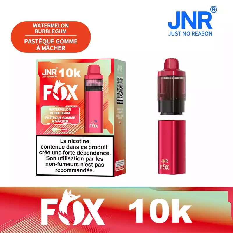 JNR Fox 10000 Puffs Vorgefülltes Einweg Kit- 💥 Nehme 5 Zahle NUR 4! + Ab einem Einkauf von 100€ 2 Mystery Gratis💥
