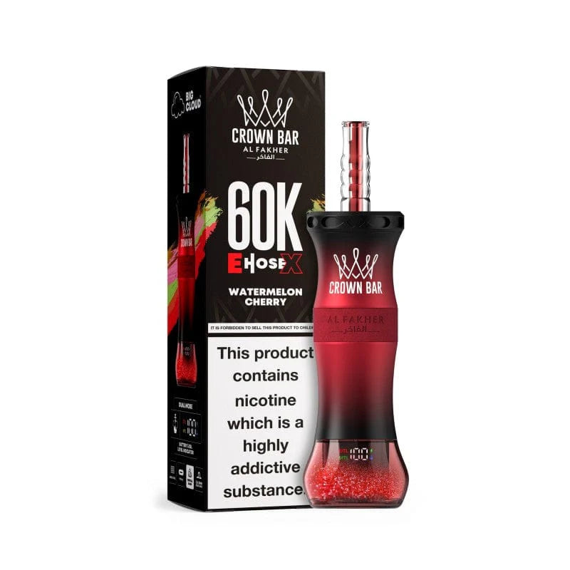 AL Fakher Crown Bar 60K 60000 Puffs E-Hose X Einweg Kit - 💥 Nehme 5 Zahle NUR 4! + Ab einem Einkauf von 100€ 2 Mystery Gratis💥