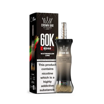 AL Fakher Crown Bar 60K 60000 Puffs E-Hose X Einweg Kit - 💥 Nehme 5 Zahle NUR 4! + Ab einem Einkauf von 100€ 2 Mystery Gratis💥