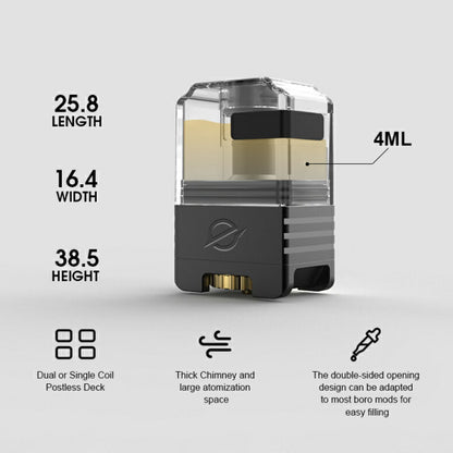 Yachtvape Eclipse Dual Boro Tank Verdampfer 4ml