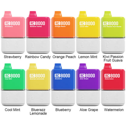 YUMI RC8000 Austauschbares Vorgefülltes Pod Kit 600mAh 12ml Wiederaufladbar