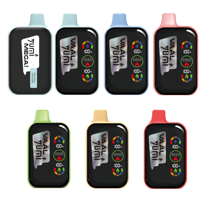 YUMI & VAAL Mega 20000 Puffs Wiederaufladbares Einweg Kit 650mAh
