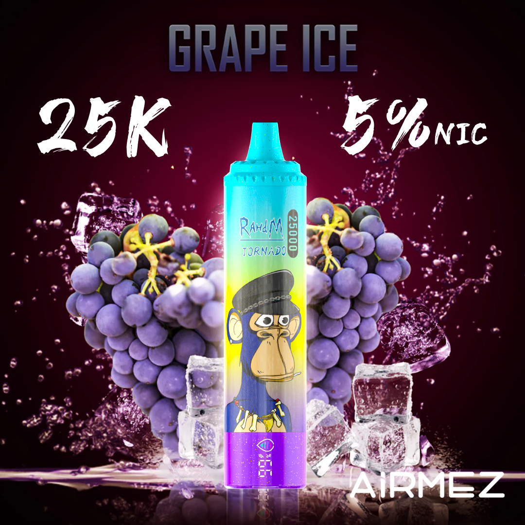 Airmez Tornado 25000 25K Puffs Einweg Kit - 💥 Nehme 5 Zahle NUR 4! + Ab einem Einkauf von 100€ 2 Mystery Gratis💥