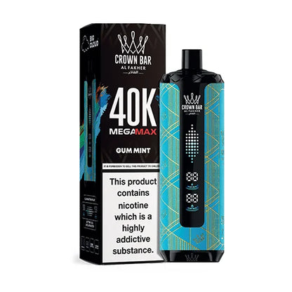 AL Fakher Crown Bar Mega Max 40K 40000 Puffs Einweg Kit - 💥 Nehme 5 Zahle NUR 4! + Ab einem Einkauf von 100€ 2 Mystery Gratis💥