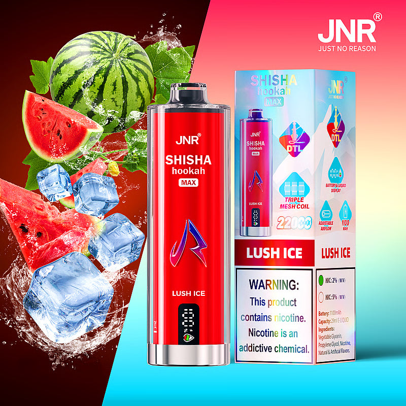 JNR Shisha Hookah Max 22000 22K Puffs DTL Einweg Kit