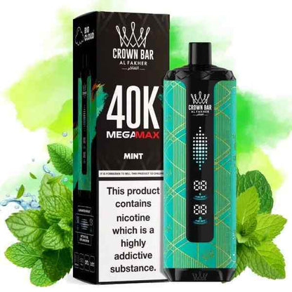 AL Fakher Crown Bar Mega Max 40K 40000 Puffs Einweg Kit - 💥 Nehme 5 Zahle NUR 4! + Ab einem Einkauf von 100€ 2 Mystery Gratis💥
