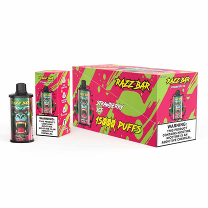 Razz Bar 15000 15K Puffs Einweg Kit- 💥 Nehme 5 Zahle NUR 4! + Ab einem Einkauf von 100€ 2 Mystery Gratis💥