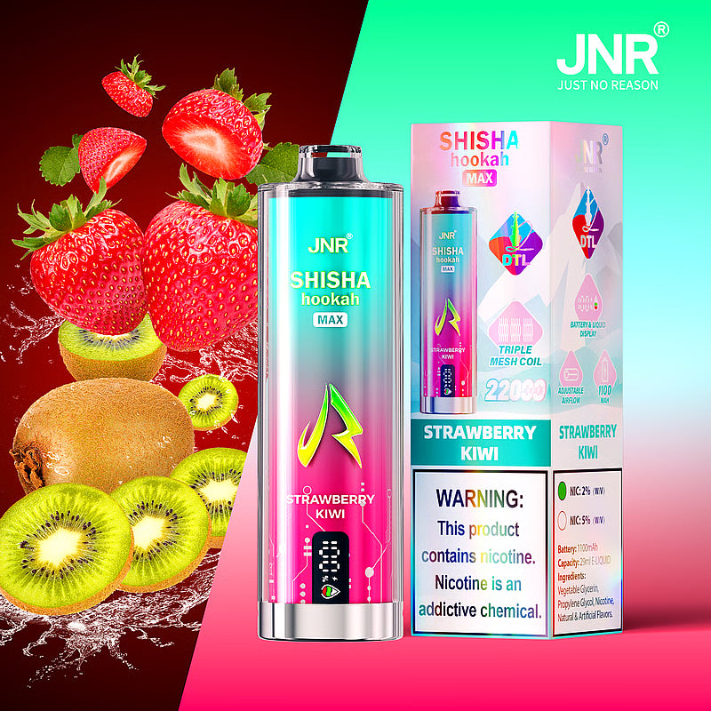 JNR Shisha Hookah Max 22000 22K Puffs DTL Einweg Kit
