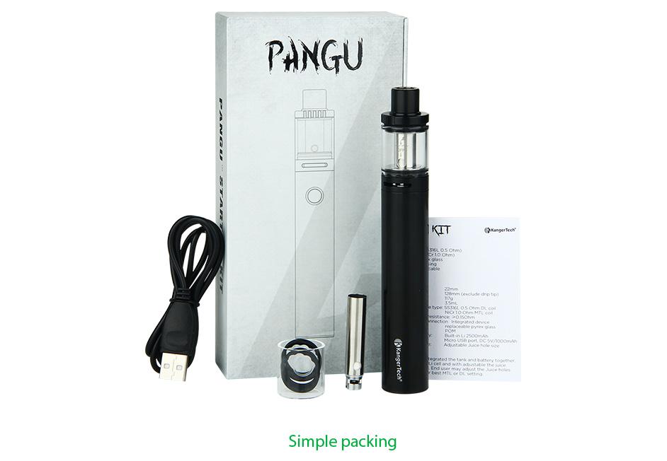 KangerTech PANGU Starter Kit Starterset - 3,5ml & 2500mAh