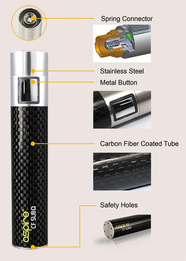 Aspire CF SUB Ohm MOD Batterie - 2000mAh