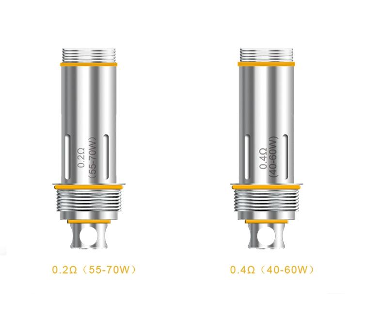 Aspire Cleito Dual Clapton Ersatz Coil - Verdampferkopf 0,2 Ohm/0,27 Ohm/0,4 Ohm - 5 Stück / Packung