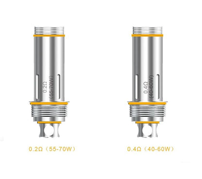 Aspire Cleito Dual Clapton Ersatz Coil - Verdampferkopf 0,2 Ohm/0,27 Ohm/0,4 Ohm - 5 Stück / Packung
