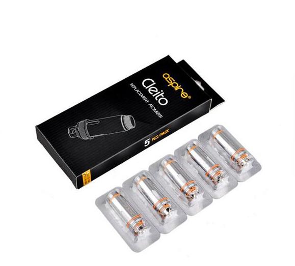 Aspire Cleito Dual Clapton Ersatz Coil - Verdampferkopf 0,2 Ohm/0,27 Ohm/0,4 Ohm - 5 Stück / Packung