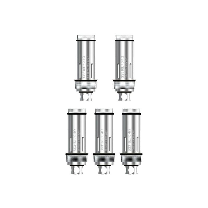 Aspire Cleito SS316L Ersatz Coil - Verdampferkopf 0,4 Ohm - 5 Stück / Packung