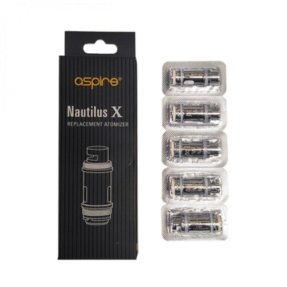 Aspire Nautilus X Ersatz Coil - Verdampferkopf 1,5 Ohm/1,8 Ohm - 5 Stück / Packung