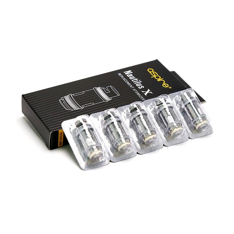 Aspire Nautilus X Ersatz Coil - Verdampferkopf 1,5 Ohm/1,8 Ohm - 5 Stück / Packung