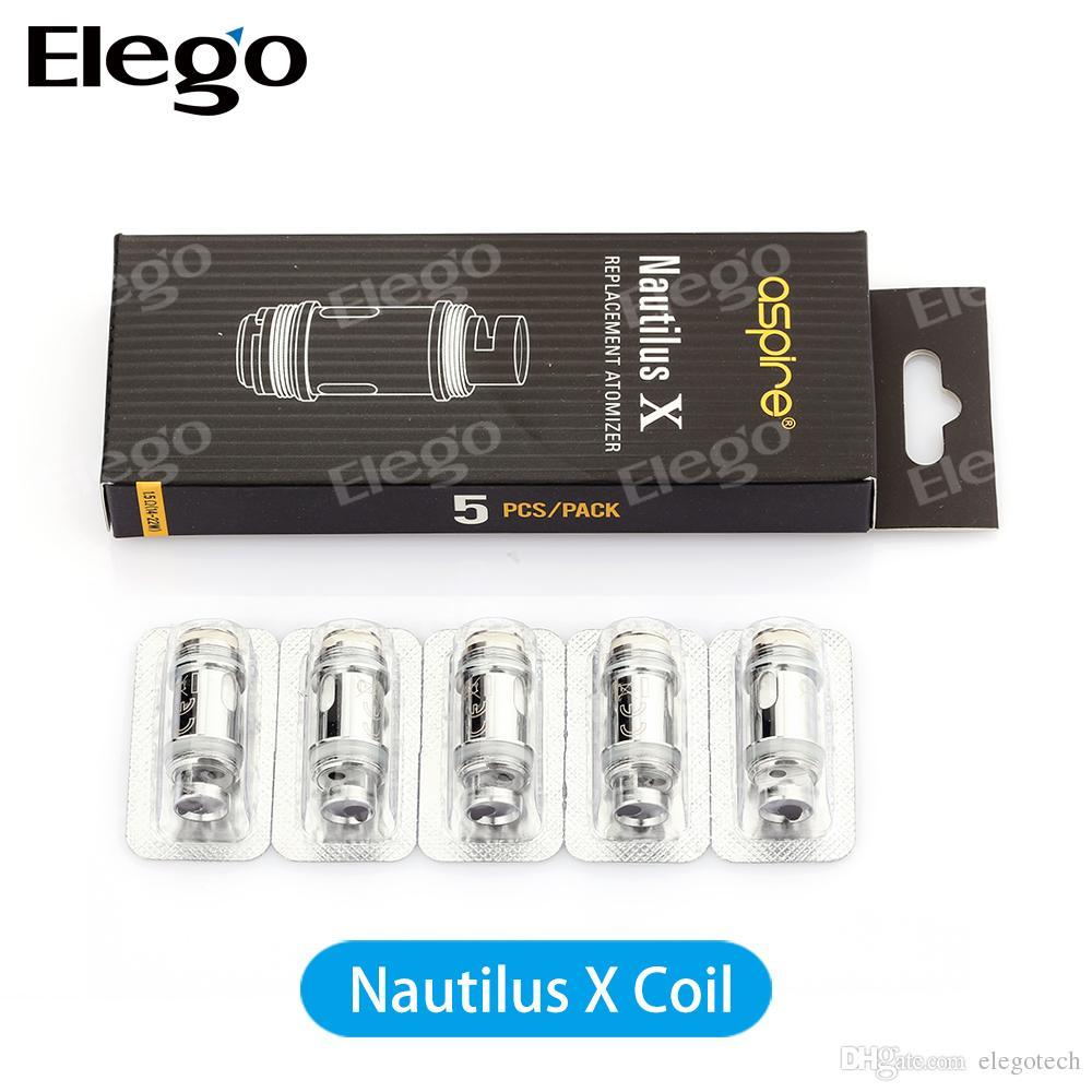 Aspire Nautilus X Ersatz Coil - Verdampferkopf 1,5 Ohm/1,8 Ohm - 5 Stück / Packung