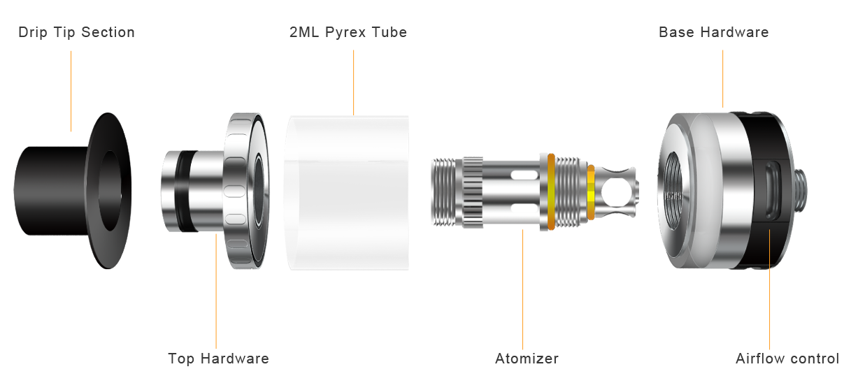 Aspire EVO75 Starterkit Starterset mit Atlantis EVO - 2 ml