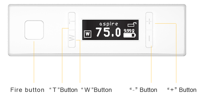 Aspire EVO75 Starterkit Starterset mit Atlantis EVO - 2 ml