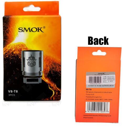SMOK TFV8 V8 - T8 Coil (6,6T) 0,15 Ohm - 3 Stück / Packung