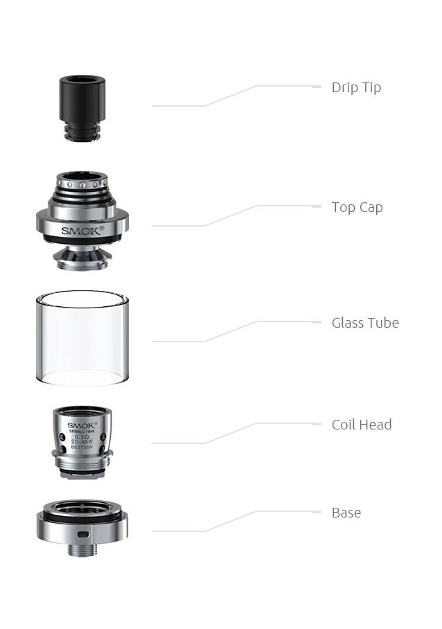SMOK Spirals Verdampfer - 2,0 ml