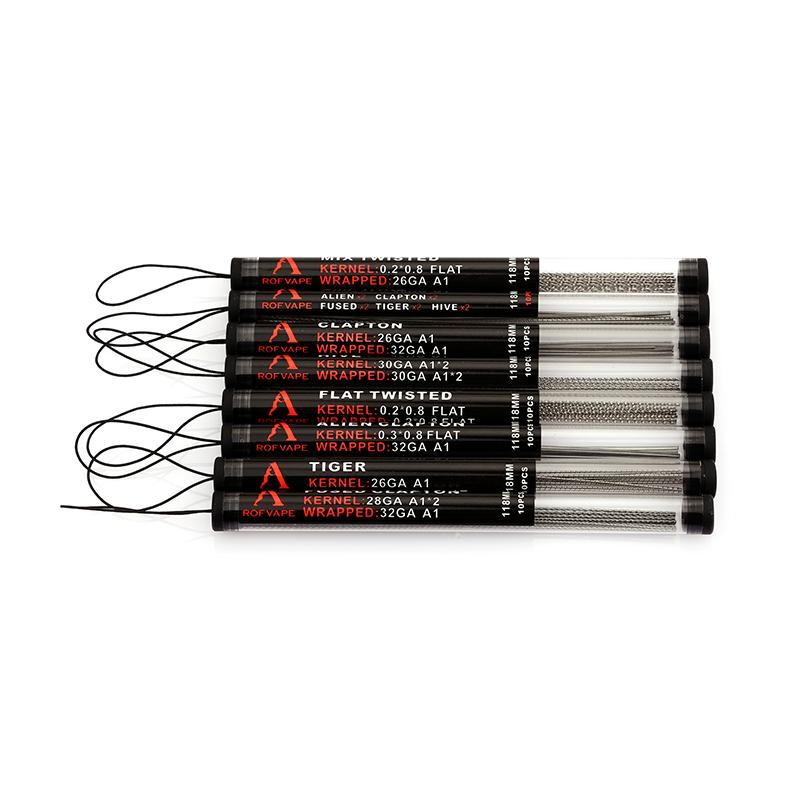 Rofvape GMF Shot Wickeldraht - 118 mm x 10 Stück / Packung