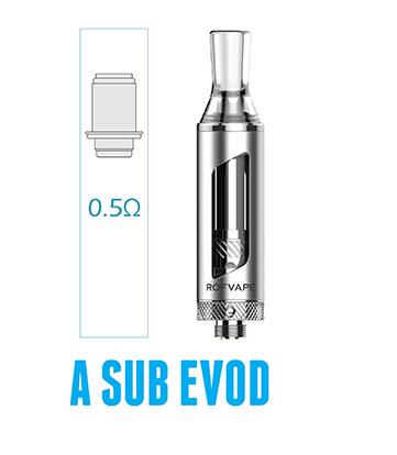 Rofvape A SUB EVOD Ersatz Coil 1,0 Ohm/0,5 Ohm - 5 Stück/Packung