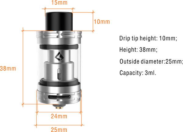 Geekvape illusion Sub Ohm Tank - 4,5ml