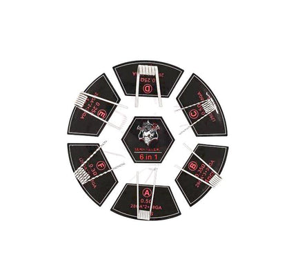 Demon Killer Flame Coil 6 in 1 Vorgefertigte Coils - 24 Stück / Packung