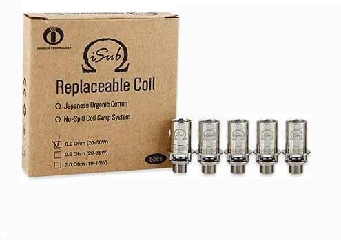 Innokin iSub austauschbares Coil 2,0 Ohm/0,5 Ohm/0,2 Ohm - 5 Stück/Packung
