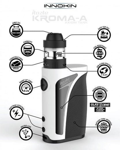 Innokin iTaste Kroma-A 75W Starter Set Mit Crios tank