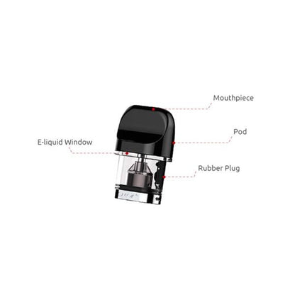 SMOK Novo Kartusche für SMOK Novo, Novo 2, Novo 2s, Novo 3 Kit, Novo 2X Kit, Propod GT Kit, Novo Master Kit, Novo Master Box Kit, NOVO Pro Kit,Novo GT Box Kit 2ml (3 Stück/Packung)