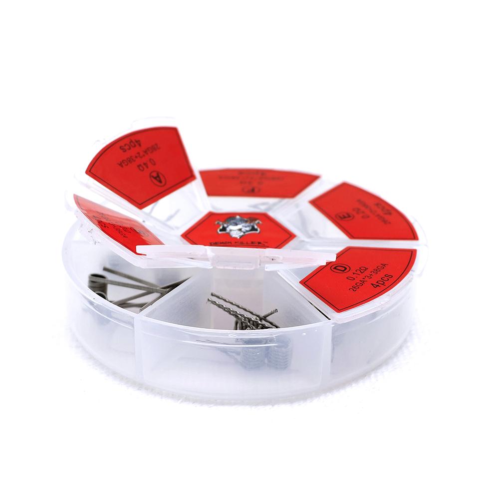 Demon Killer Flame Coil 6 in1 Ni80 Kit - 24 Stück / Packung